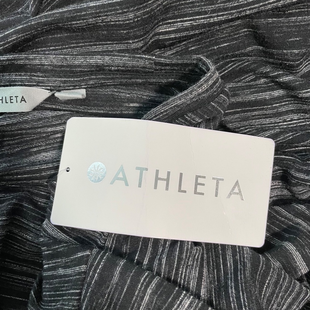 NWT Athleta Avenue Dress Black and Gray - Picture 7 of 8